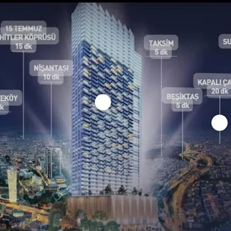 Elegant 2 Bedroom Sinpas Queen Gym Pools Daire