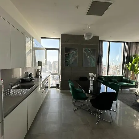 Elegant 2 Bedroom Sinpas Queen Gym Pools * Istambul