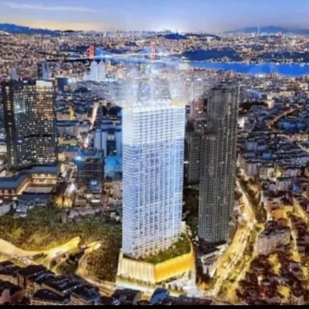 Elegant 2 Bedroom Sinpas Queen Gym Pools Istambul