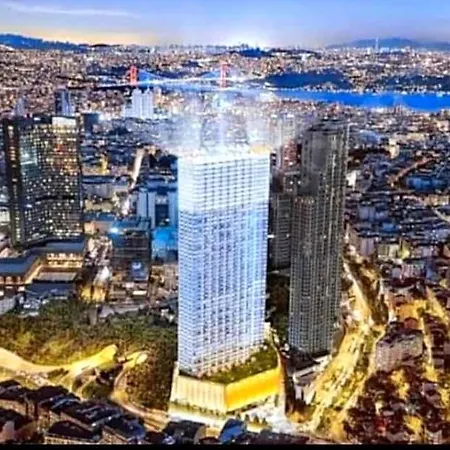 Elegant 2 Bedroom Sinpas Queen Gym Pools Istanbul