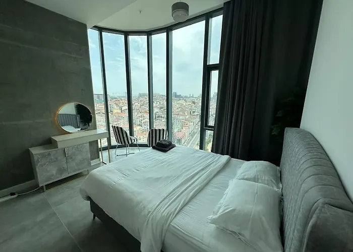 Elegant 2 Bedroom Sinpas Queen Gym Pools 伊斯坦布尔