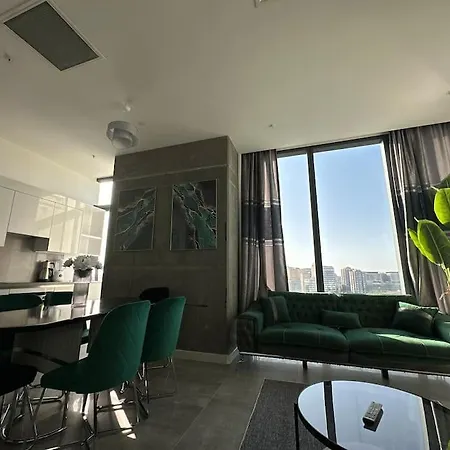 Elegant 2 Bedroom Sinpas Queen Gym Pools Стамбул