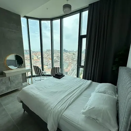 Elegant 2 Bedroom Sinpas Queen Gym Pools Стамбул